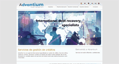 Desktop Screenshot of advantium.es